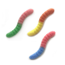Load image into Gallery viewer, 3D Sour Gummy Worm Resin Pin
