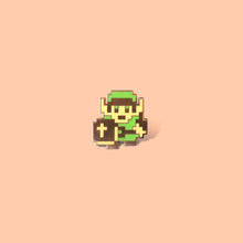 Load image into Gallery viewer, 8-Bit Link Enamel Pin