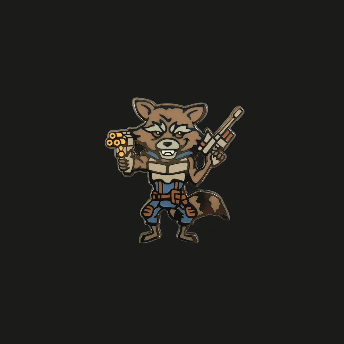Marvel – Spilla Peltro Rocket Raccoon, Testa, Accessorio Collezionabile Per Cappello O Borsa - 3