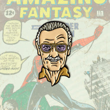 Load image into Gallery viewer, Stan Lee Enamel Pin