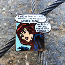 Load image into Gallery viewer, Black Widow Enamel Pin