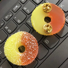 Load image into Gallery viewer, 3D Peach Ring Resin Pin