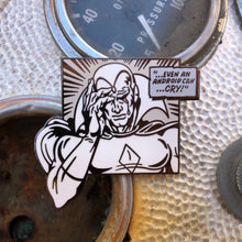 Load image into Gallery viewer, Vision’s Humanity Hard Enamel Pin (white variant)