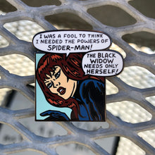 Load image into Gallery viewer, Black Widow Enamel Pin