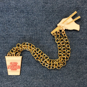 Cup Noodles Chain Pin