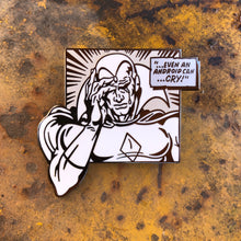 Load image into Gallery viewer, Vision’s Humanity Hard Enamel Pin (white variant)