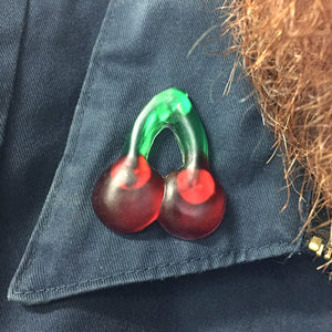 3D Double Cherry Resin Pin