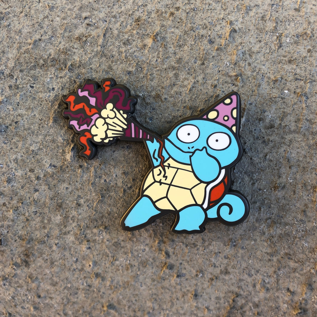 Party Squirtle Hard Enamel Pin