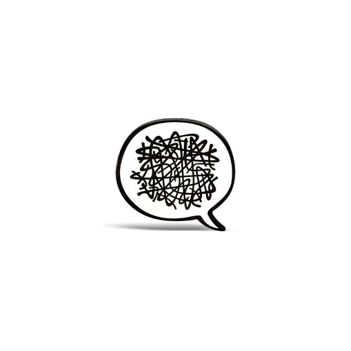 Speech Bubble Enamel Pin