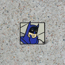 Load image into Gallery viewer, Thinking Batman Enamel Pin