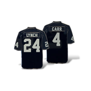 Lynch/Carr Jersey Pin Set