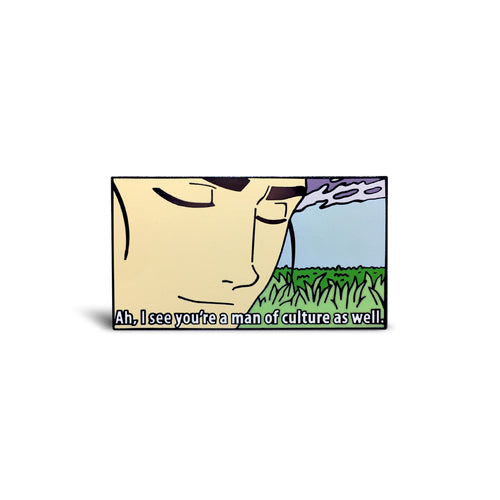 Man of Culture Enamel Pin