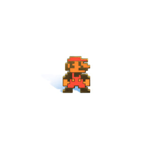 8-Bit Mario Enamel Pin - Main Image