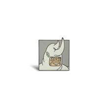 Load image into Gallery viewer, Dopey Rhino Enamel Pin