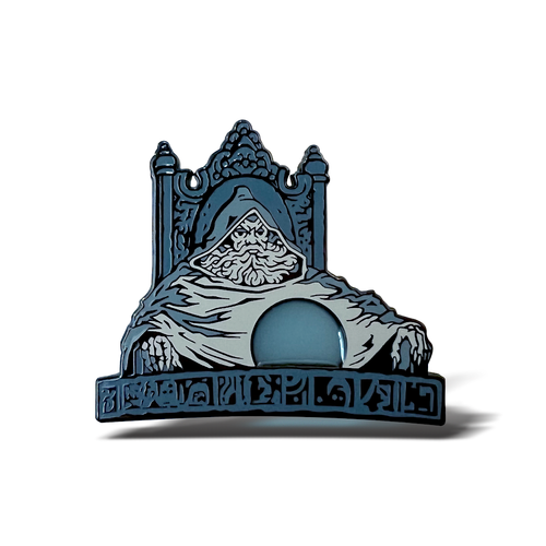 Pondering My Orb Enamel Pin