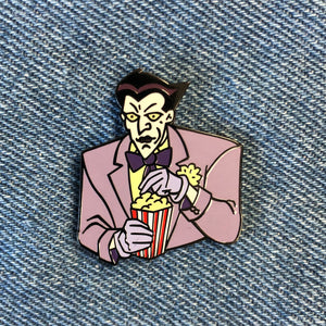 Popcorn Joker Enamel Pin