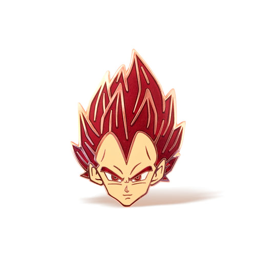 Vegeta SS God Enamel Pin