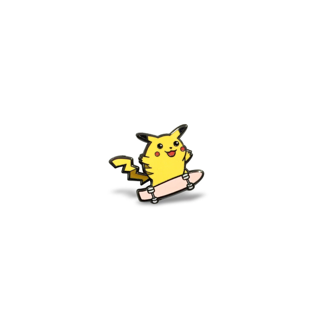 Skateboard Pikachu Enamel Pin