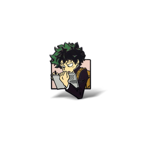 Studying Midoriya Lapel Pin