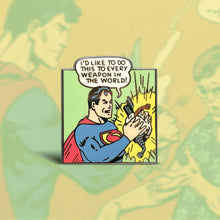 Load image into Gallery viewer, Superman&#39;s Crisis Enamel Pin