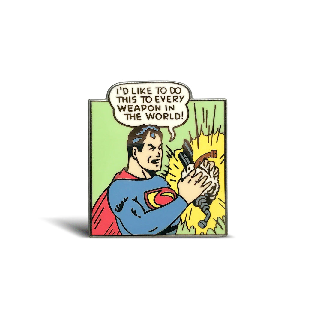 Superman's Crisis Enamel Pin