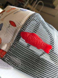3D Swedish Fish Resin Pin