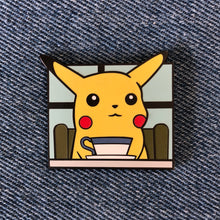 Load image into Gallery viewer, Pikachu Tea Enamel Pin