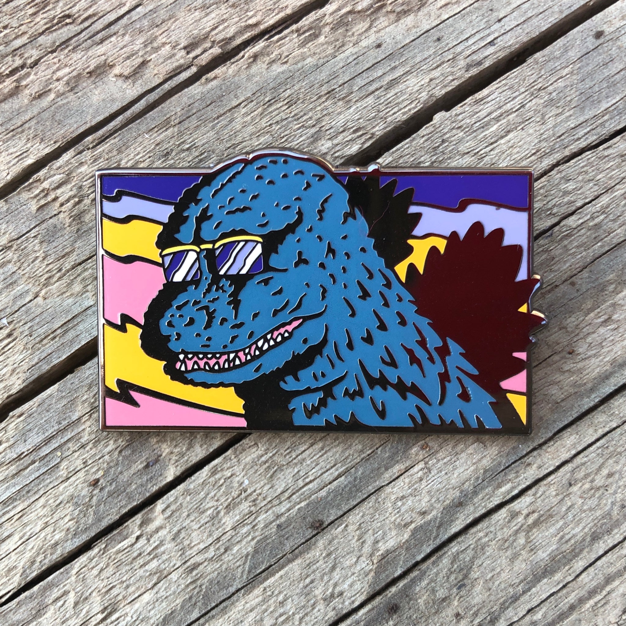 Cool Godzilla Enamel Pin – HighFivePins