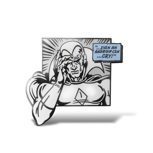 Vision’s Humanity Hard Enamel Pin (white variant)