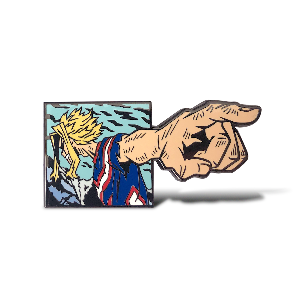 Your Turn All Might Hard Enamel Pin