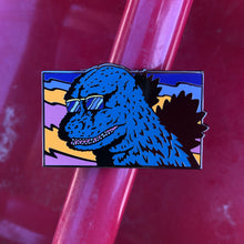 Load image into Gallery viewer, Cool Godzilla Enamel Pin