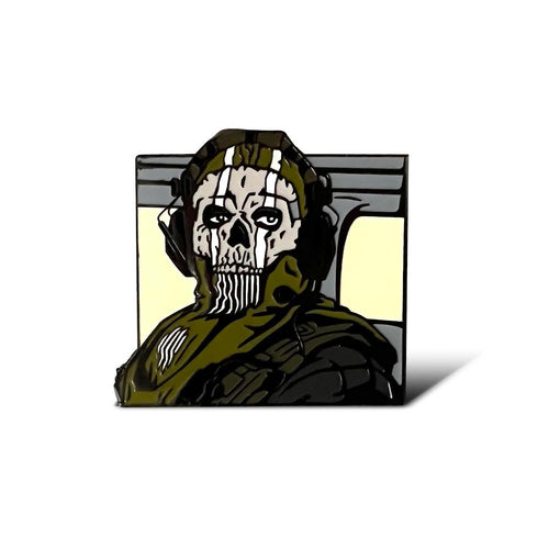 Ghost Gaze Enamel Pin