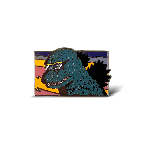 Cool Godzilla Enamel Pin
