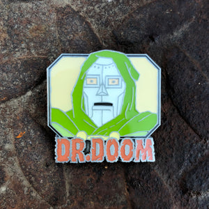 Doctor Doom Vintage Enamel Pin