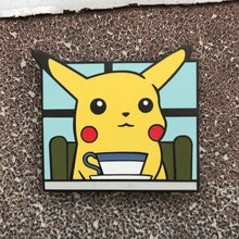 Load image into Gallery viewer, Pikachu Tea Enamel Pin