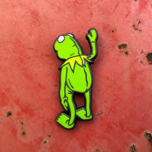 Kermit Ponders Enamel Pin